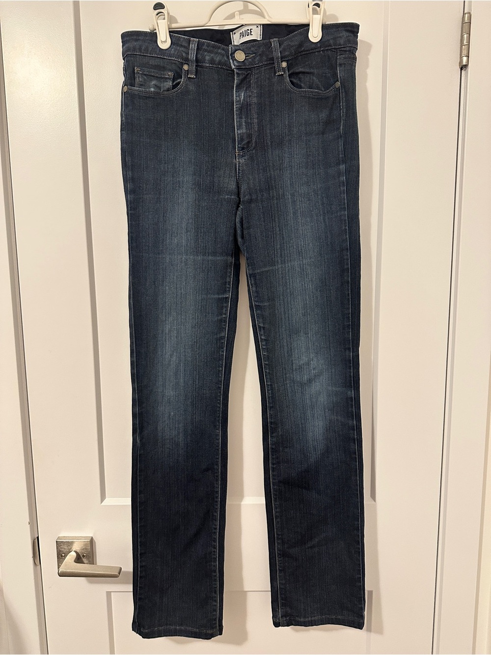 PAIGE Hoxton Straight Leg Blue Jeans Size 29 Waist Women’s